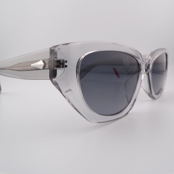 Rag & Bone Transparent Semi-Cat Eye Shades, Metal Accent Gradient 54mm 1055S main image 9